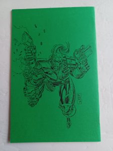 Cyber Force #1 Ashcan Green Signed By Marc Silvestri - 1992