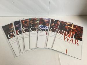 Civil War 1-7 Lot Set Run Nm Near Mint Marvel Comics Event A16