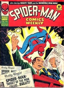 SPIDER-MAN COMICS WEEKLY #119-RARE BRITISH VG-