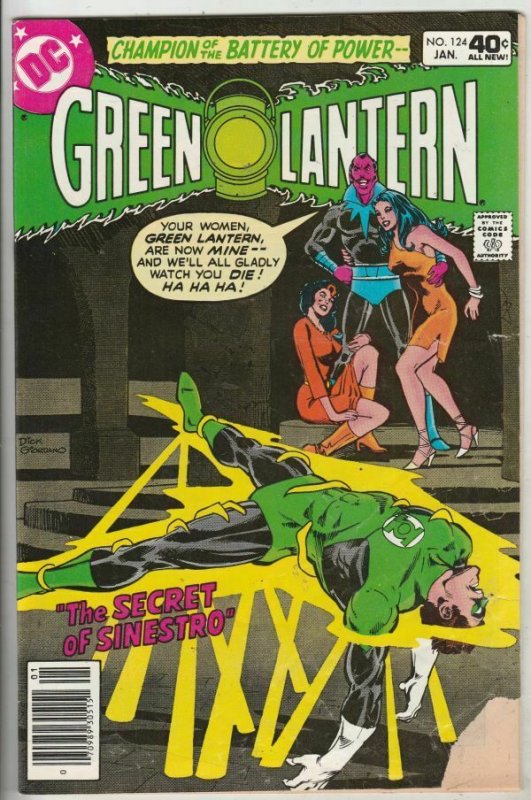 Green Lantern # 124 Strict VG Affordable-Grade Cover Sinestro, Katma Tui Wow