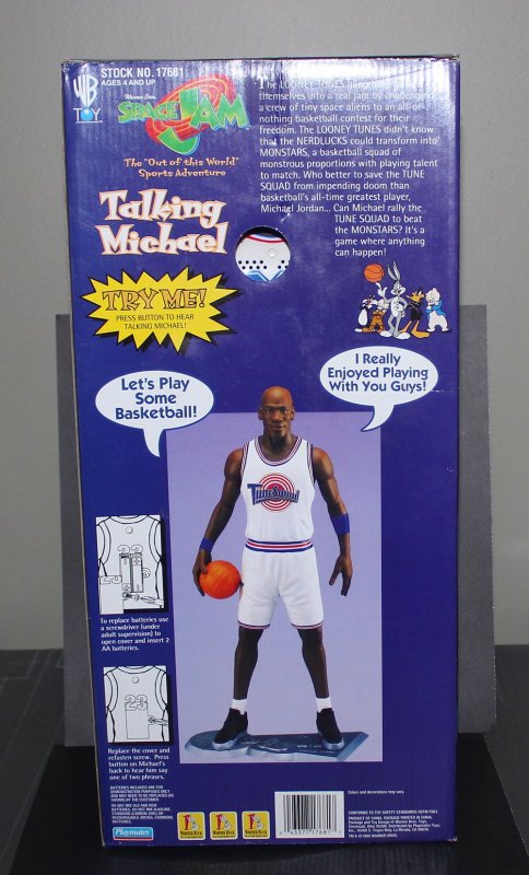 Space Jam 16' Talking Michael Jordan Figure MINT 1996