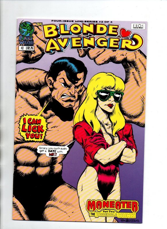 Blonde Avenger #2 - Sexy Superheroine Parody - 1993 - VF/NM