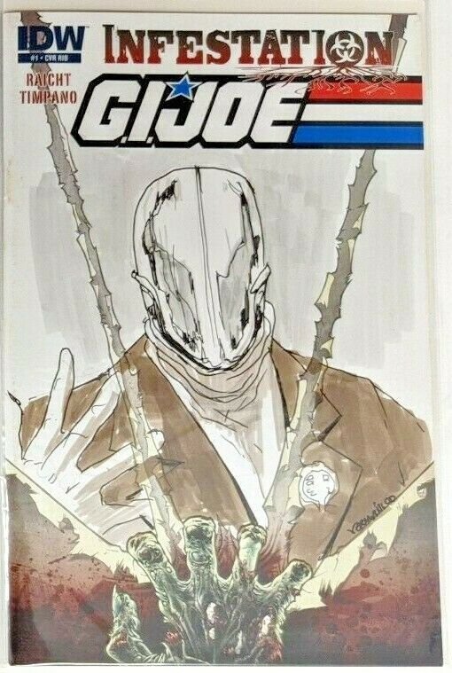 *GI Joe Infestation (2011, IDW) #1-2 7 Covers! 1 Hand Drawn!