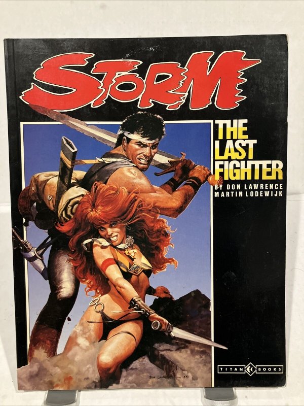 STORM THE LAST FIGHTER, Graphic Novel,Titan Books,1st edition 1987