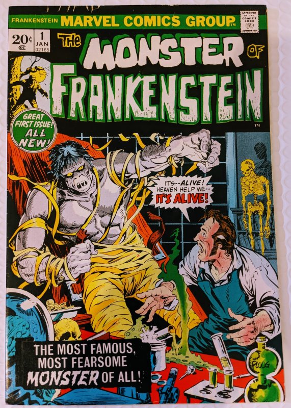 The Frankenstein Monster #1 (1973) F