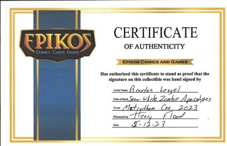 SNOW WHITE ZOMBIE APOCALYPSE (ONE SHOT) SIGNED BY BRENTON LENGEL EB201