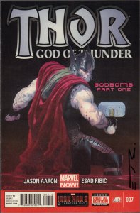 Thor God of Thunder #7 (VF) 2013 Signed by Esad Ribic with COA