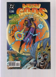 New Gods #3 - Signed by Luke Ross. (9.2) 1995