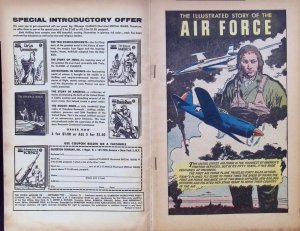 WORLD AROUND US ILLUSTRATED STORY OF THE AIR FORCE Comic 13 — 1959 Gilberton G 