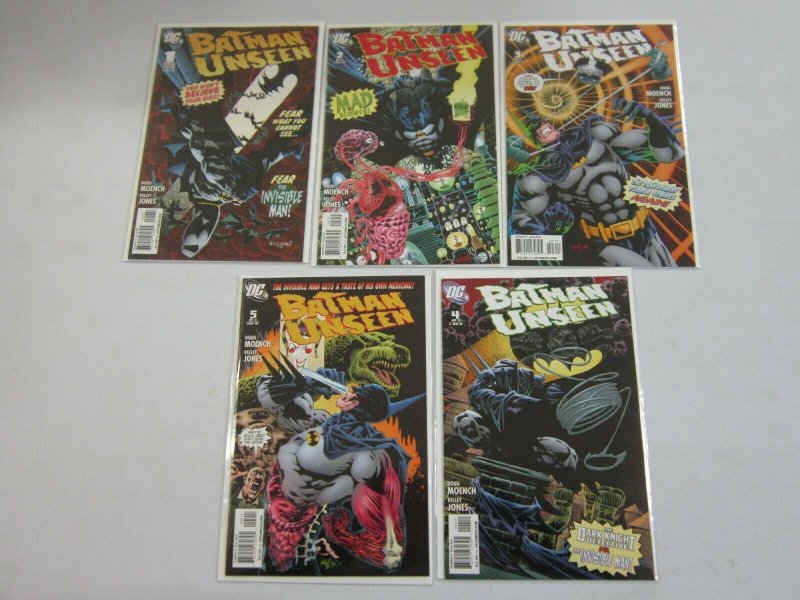 Batman The Unseen set #1-5 8.0 VF (2009)