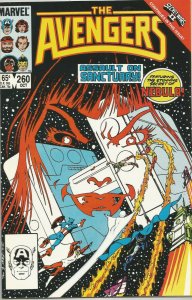 (1985) THE AVENGERS #260 Origin of NEBULA! GOTG!