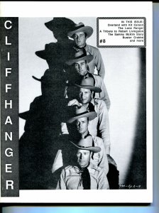 Cliffhanger #8 1988-WOY-Lone Ranger-movie serials-Buster Crabbe-Kit Carson-FN/VF