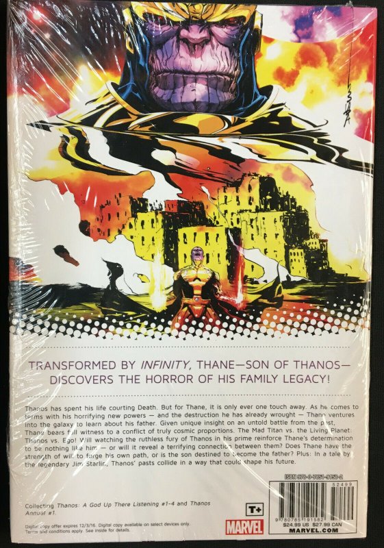THANOS A GOD UP THERE IS LISTENING HARDCOVER SEALED JIM STARLIN