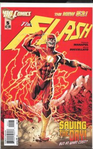 The Flash #5 Variant Cover (2012) The Flash