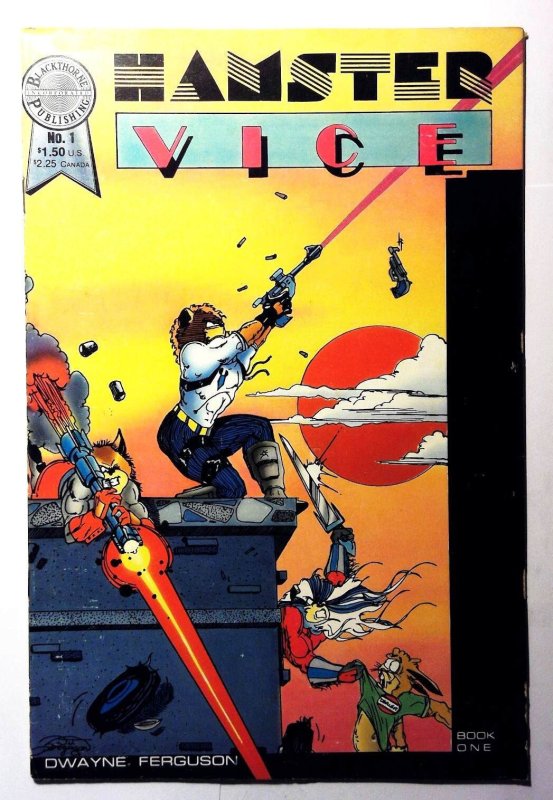 Hamster Vice #1 (1986) Blackthorne Publishing 1st Print Comic Book