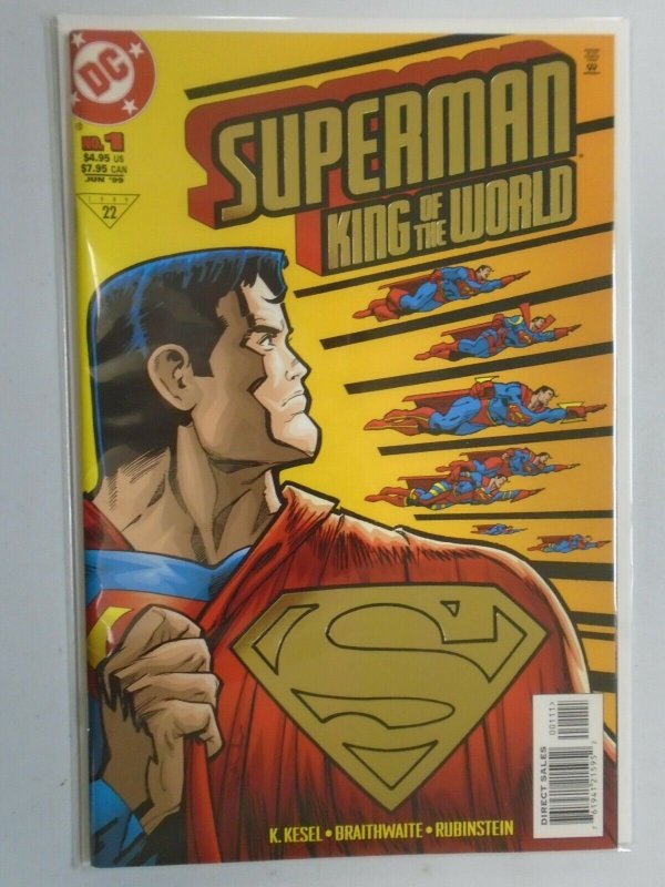 Superman King of the World #1 Direct gold foil edition 6.0 FN (1999)