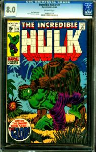 Incredible Hulk #121 CGC Graded 8.0 Glob App