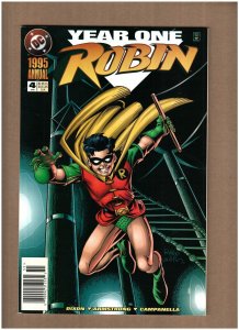 Robin Annual #4 Newsstand DC Comics Year One Tim Drake NM- 9.2