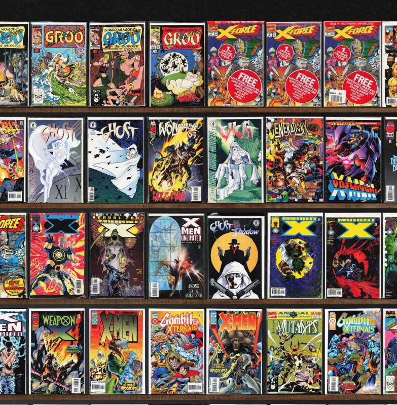 Huge Lot 150+ Comics with The Uncanny X-Men, Cable, Ghost, Supergirl & More!