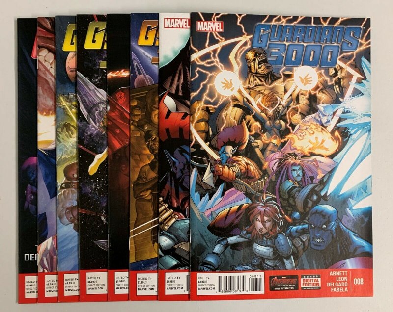 Guardians 3000 #1-8 Set (Marvel 2014) 1 2 3 4 5 6 7 8  Dan Abnett (9.0+) 