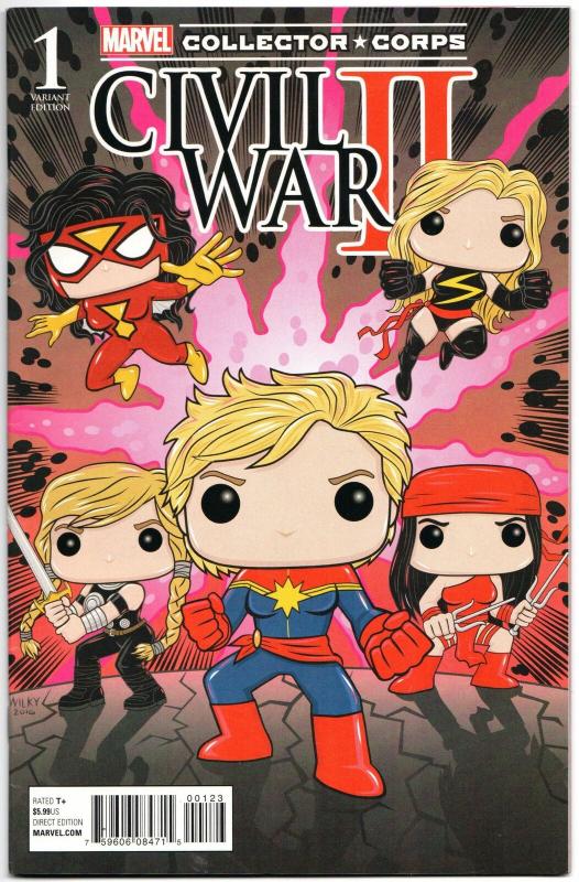 Civil War II #1 Collector Corps POP Variant (Marvel, 2016) VF