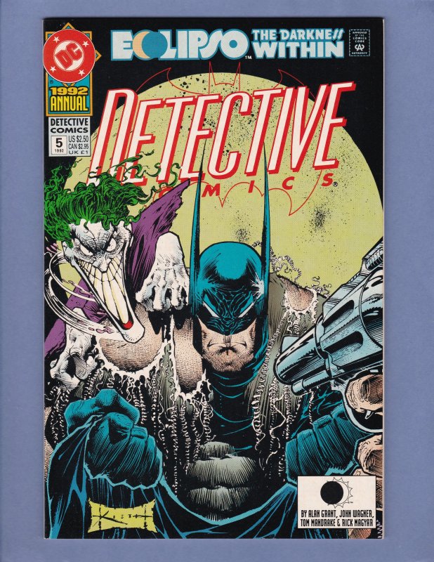 Detective Comics Annual #5 NM Sam Keith Cover Joker DC 1992