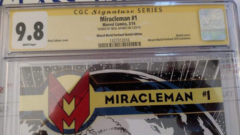 Miracleman  #1 (Mar 14, Marvel) CGC 9.8 signed by Neil Adams