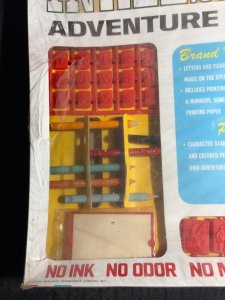 1968 INKLESS PRINTING Adventure Comic Strip Set SEALED Transogram TRI