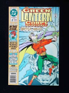Green Lantern Corps Quarterly #2  Dc Comics 1992 Nm- Newsstand