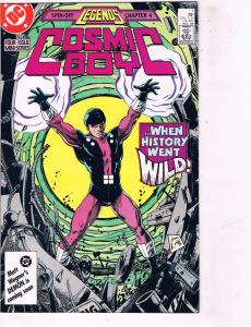 Lot of 4 Cosmic Boy DC Comic Books # 1 2 3 4 Super Heroes AD40