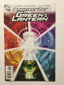 Green Lantern 54 Brightest Day Variant Nm Near Mint