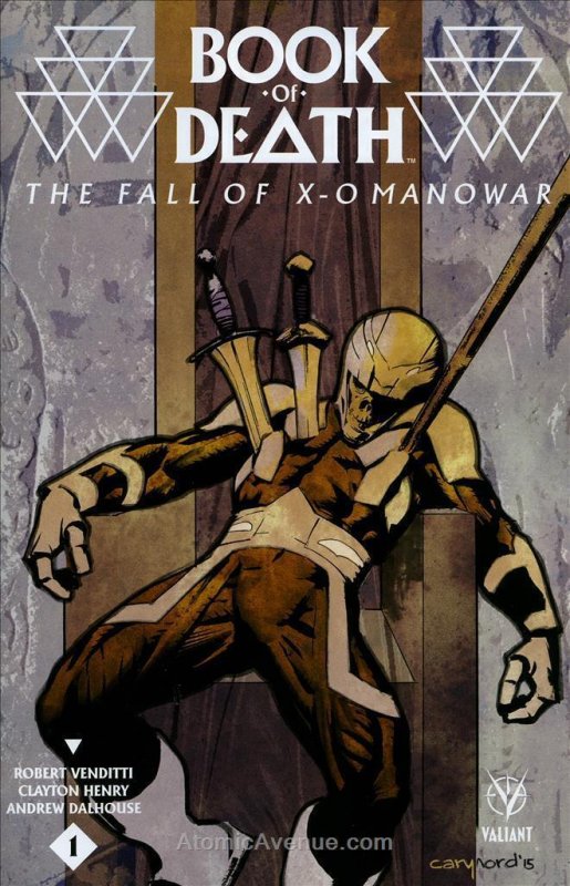 Book of Death: Fall of X-O Manowar #1A VF/NM; Valiant | we combine shipping 