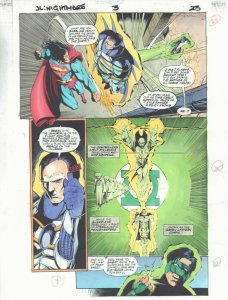Justice League: A Midsummer's Nightmare #3 p.23 Color Guide Art - by John Kalisz