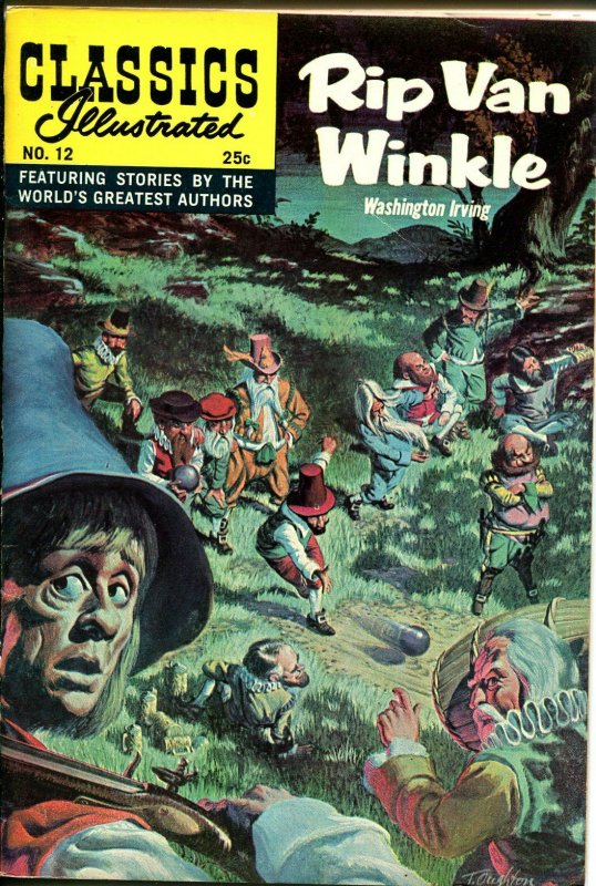 Classics Illustrated #12 1968-Rip Van Winkle-HRN 166-VF