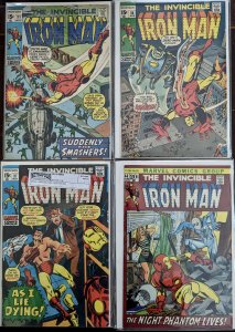 Iron Man #31, 36, 37 and #44. High Grade Lot!