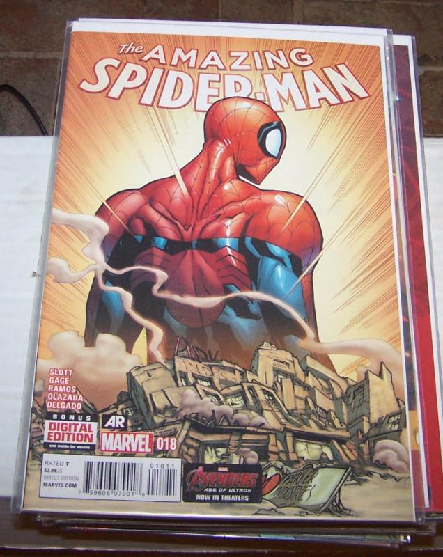 Amazing Spider-Man vol 3 # 18   2015, Marvel last issue, peter parker avengers