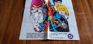 Camelot 3000 Folded Promo Poster (1982) DC Comics 