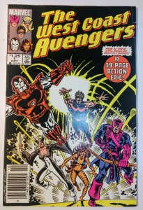 West Coast Avengers #1 (7.0-NS, 1985) Debut of Iron Man’s Silver Centurion armor