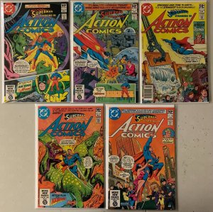 Action Comics bronze-age comics lot #401-520 29 diff avg 5.0 (1971-81)