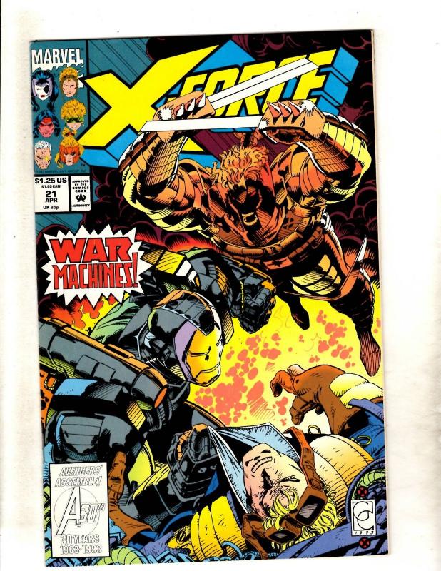 Lot Of 12 X-Force Marvel Comic Books # 1 4 5 9 20 21 24 26 27 28 29 30 CJ12
