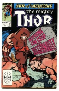 THOR #411 1st appearance NEW WARRIORS-JUGGERNAUT COVER MARVEL