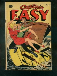 CAPTAIN EASY #14 1948-LOADED WITH NICE ROY CRANE ART!! G/VG