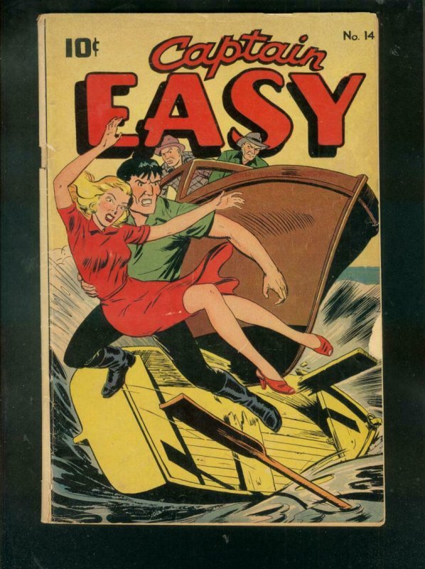 CAPTAIN EASY #14 1948-LOADED WITH NICE ROY CRANE ART!! G/VG