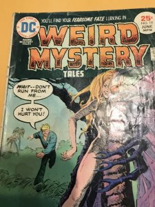 WEIRD MYSTERY TALES #19 : DC comic 6/75 Gd-; READER / FILLER, horror butterfly