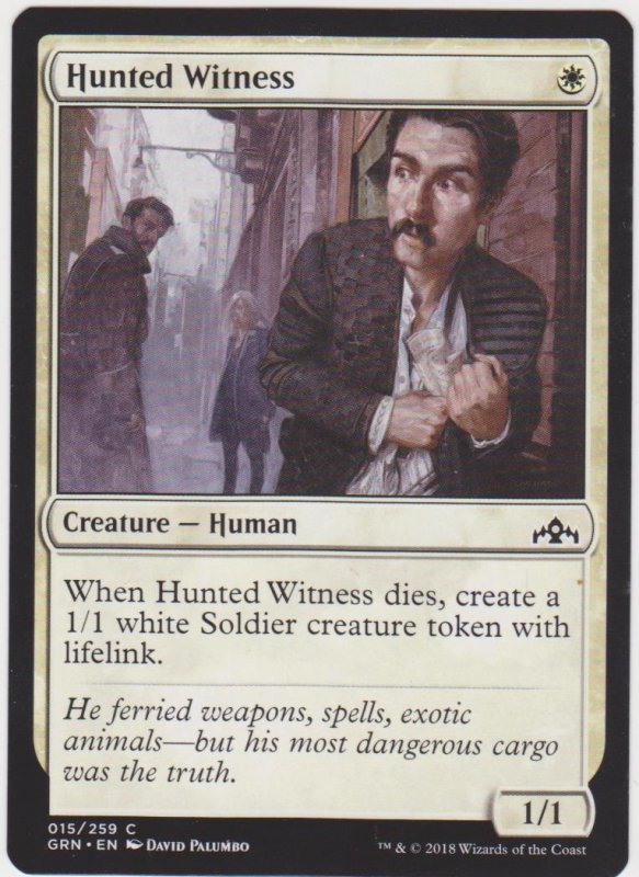 Magic the Gathering: Guilds of Ravnica - Hunted Witness