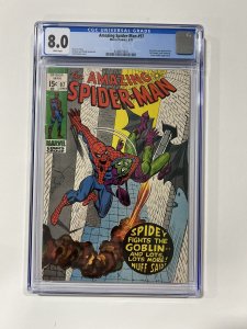 Amazing Spider-Man 97 1971 Cgc 8.0 White pages Marvel Comics