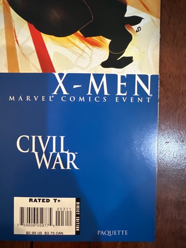 Civil War: X-Men #3 (2006)