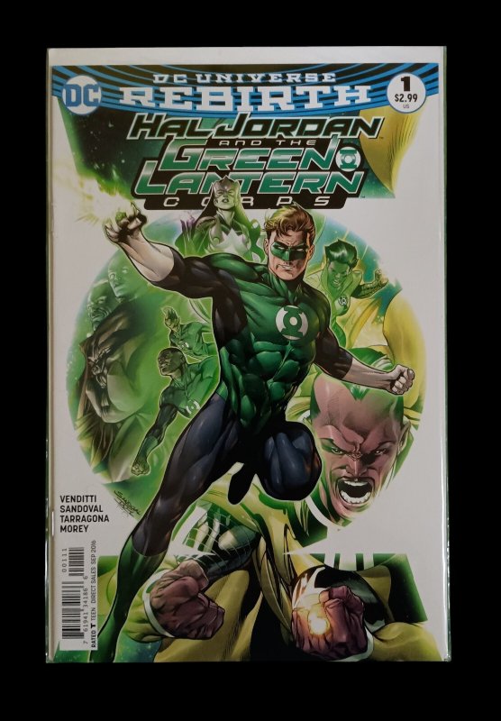 Hal Jordan and the Green Lantern Corps: Rebirth #1-5 Run + #1 Variant DC 2016