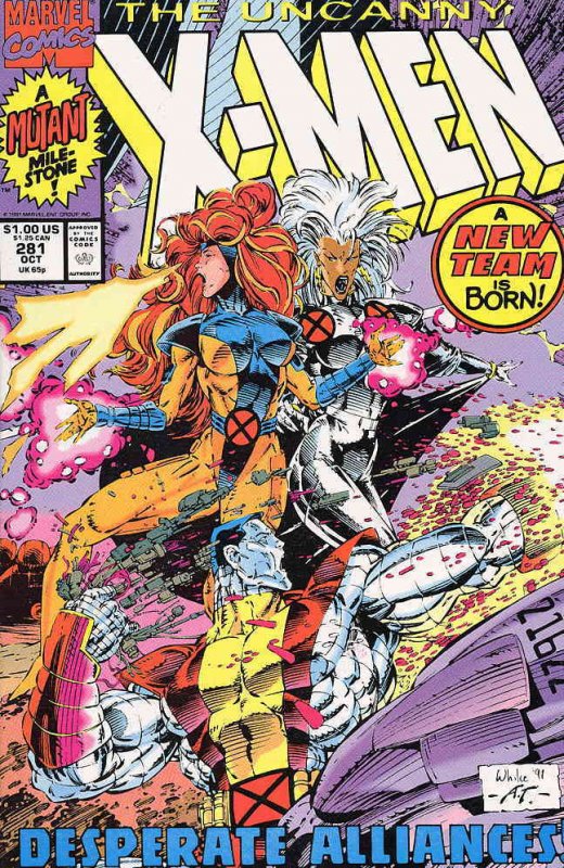 Uncanny X-Men, The #281 VF/NM ; Marvel | Whilce Portacio 1st print