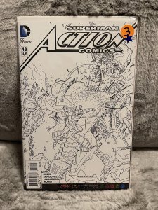 Issue #48B Action Comics (2011 2nd Series) 48 B Adult Coloring Book Variant